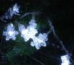 2.7m Snowflake White 50 LED Christmas Rope Lights