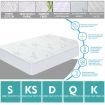 DreamZ Fully Fitted Waterproof Breathable Bamboo Mattress Protector King Size