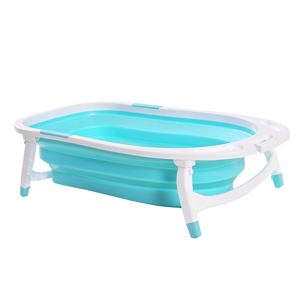 Baby Bath Tub Infant Toddlers Foldable Bathtub Folding Safety Bathing Shower GN