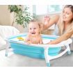 Baby Bath Tub Infant Toddlers Foldable Bathtub Folding Safety Bathing Shower GN