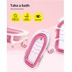 Baby Bath Tub Infant Toddlers Foldable Bathtub Folding Safety Bathing ShowerPink