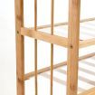 Levede Bamboo Shoe Rack Storage Wooden Organizer Shelf Stand 4 Tiers Layers 80cm