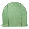 Greenhouse Plastic Cover Film Walk in Outdoor Garden Green House Tunnel 6X3X2M