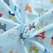 DreamZ Kids Warm Weighted Blanket Lap Pad Cartoon Print Cover Study At Home Blue