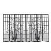 Levede 8 Panel Free Standing Foldable  Room Divider Privacy Screen Bamboo Print