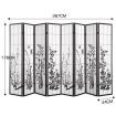 Levede 8 Panel Room Divider Privacy Screen Wood Timber Bed Wider Foldable Stand