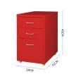 Metal Cabinet Storage Cabinets Folders Steel Study Office Organiser 3 Drawers