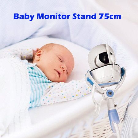 Flexible Baby Monitor Stand Bed Phone Holder Wall Mount Camera 75cm Lt.Blue