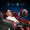 HOMASA 4D Electric Massage Recliner Chair Zero Gravity Massager Red