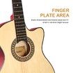 Melodic 38 Inch Folk Dreadnought Acoustic Guitar Pack Classical Cutaway Natural Wood