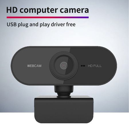 HD Webcam Desktop or Laptop,USB Web Camera Built-in Mic