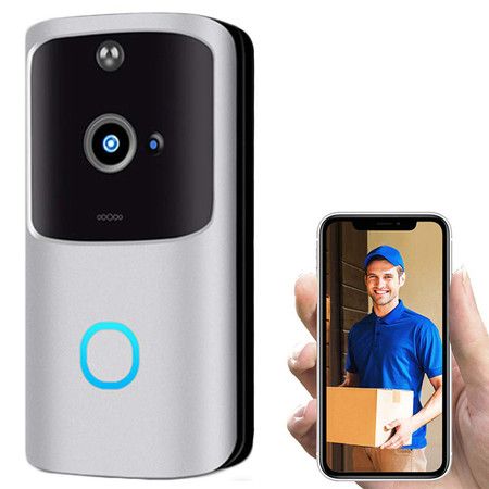 Video Doorbell Camera, UMei Wireless WiFi Doorbell Camera Smart IP Video Door Phone Intercom System Doorbell Home Security, Real-Time Video for iOS & Android Phone, Night Light,166