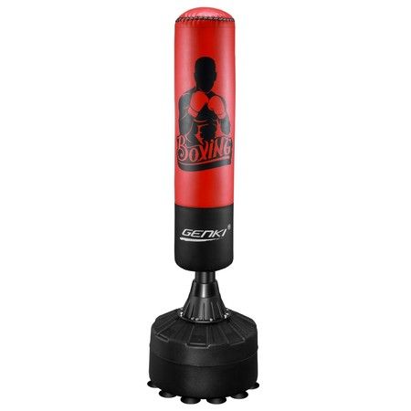 self stand boxing bag