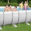 Bestway Rectangular Above Ground Swimming Pool Portable Backyard Pool with Pump