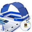 Bestway 3.89mx2.74m Inflatable Tropical Breeze 6 Person Floating Island Raft