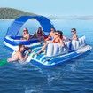 Bestway 3.89mx2.74m Inflatable Tropical Breeze 6 Person Floating Island Raft