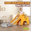 Kidbot Kids Slide Outdoor Indoor Playground Play Centre Backyard Play Equipment Yellow