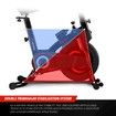 Genki Spin Bike Aerobic Training Exercise Bike with Adjustable Resistance