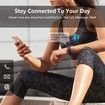 Heart Rate Monitor Fitness Tracker S5 Activity Watch Pedometer IP68 Waterproof Sleep Step Counter Women Men Black