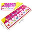 Piano Mat, Musical Keyboard Playmat 39.5" Electronic Music Animal Touch Play Blanket Funny Xmas Gift Toy