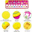 Piano Mat, Musical Keyboard Playmat 39.5" Electronic Music Animal Touch Play Blanket Funny Xmas Gift Toy