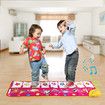 Piano Mat, Musical Keyboard Playmat 39.5" Electronic Music Animal Touch Play Blanket Funny Xmas Gift Toy