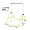 Genki Expandable Steel Gymnastic Bar Kids Junior Training Horizontal Kip Bar Yellow