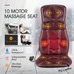 10 Motor Vibration Massage Chair Pad Cushion w/heat for Home Office Car