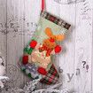 4 Packs Christmas Stockings Decorations Gifts Bag 3D Applique Style
