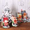 4 Packs Christmas Stockings Decorations Gifts Bag 3D Applique Style