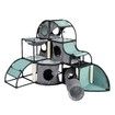Cat Scratching Post Tree Climbing Tower Furniture Climber Pet Condo House Gym Nest Tunnel Toys Activity Centre Kit Multi-Level