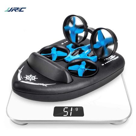 H36F Mini Drone Vehicle Boat 3 in 1 RC Quadcopter with Headless Mode 2.4G Remote Control One Key Return 360