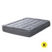 Dreamz Mattress Topper Bamboo Fibre Luxury Pillowtop Mat Protector Cover King