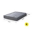 Dreamz Mattress Topper Bamboo Fibre Luxury Pillowtop Mat Protector Cover King