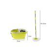 360° Spin Mop Bucket Set Spinning Stainless Steel Rotating Wet Dry Green