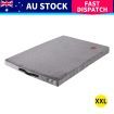 Pet Bed Foldable Dog Puppy Beds Grey XX-Large