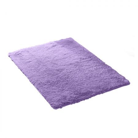 Designer Soft Shag Shaggy Floor Confetti Rug Carpet Home Decor 120x160cm Purple