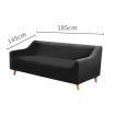 Couch High Stretch Sofa Lounge Cover Protector Recliner Slipcover 2 Seater Black