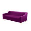 Sofa Cover Couch High Stretch Super Soft Plush Protector Slipcover 2 Seater Wine