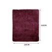 Designer Soft Shag Shaggy Floor Confetti Rug Carpet Decor 120x160cm Burgundy