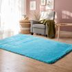 Designer Soft Shag Shaggy Floor Confetti Rug Carpet Home Decor 120x160cm Blue