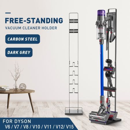Dyson Vacuum Stand Rack Cleaner Accessories Holder Free Standing V6 V7 V8 V10 V11 V12 V15 Grey