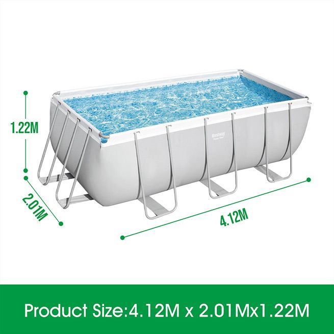 rectangular swimming pools with pump