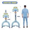 Kids Basketball Hoop Stand Set Golf Game Football Gate Ring Toss Activity Centre Outdoor Indoor Adjustable 4-in-1