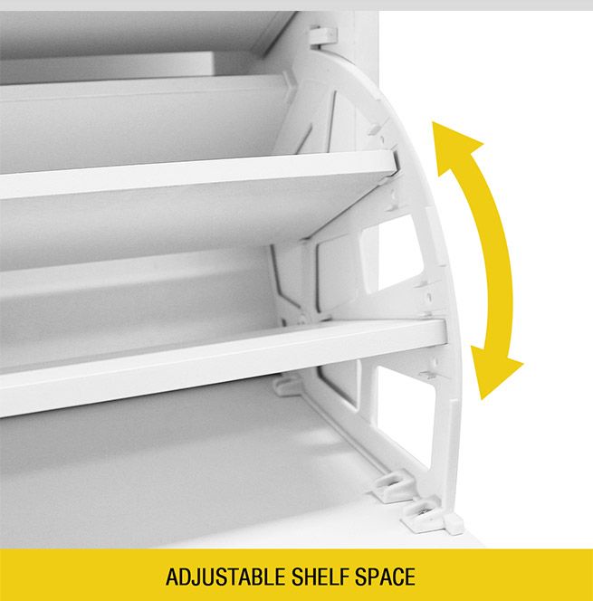 Modern 3-Drawer Shoe Cabinet Shoe Organizer Rack