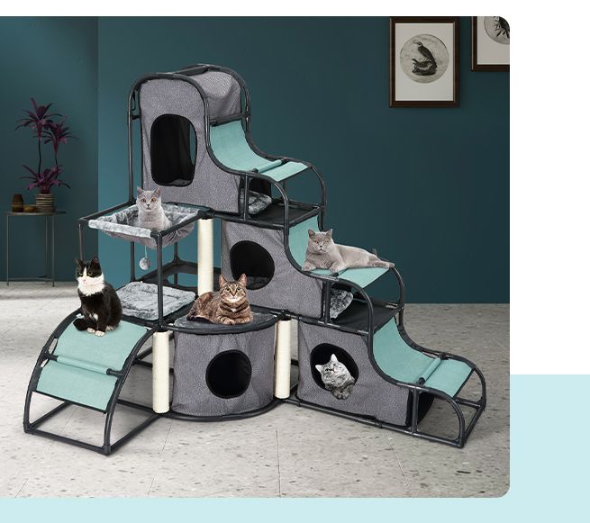 Petscene MultiTier Cat Tower Kit Scratching Post Cat Tree Cat