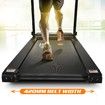 Genki 1.85HP Folding Treadmill Home Running Workout Equipment w/ Foldable Table 420mm Belt