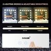 Makeup Mirror Hollywood Style 14 LED Lighted Vanity Mirror Maxkon Adjustable Brightness