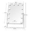 Makeup Mirror Hollywood Vanity Mirror 12 LED Lights Bluetooth Music Phone Calls Maxkon