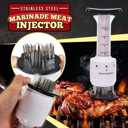 Meat Tenderizer Tool with Ultra Sharp Stainless Steel Needle Blades